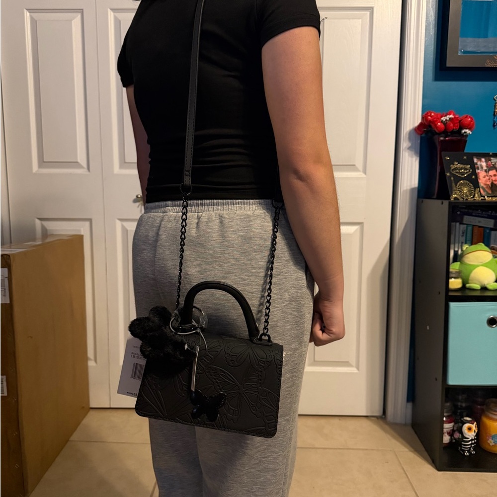 Betsey Johnson Black Crossbody Bag